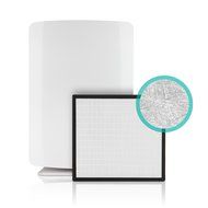 Alen BreatheSmart Customizable Air Purifier with HEPA-Pure Filter for Allergies and Dust (White, 1-Pack) N43