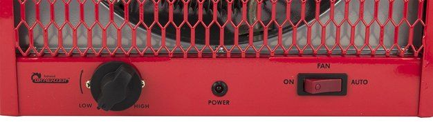 Shop Space Heater - (2) Dr. Infrared Heater DR-988 5600W Garage Portable Heaters N2