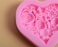 Bestwoohome 4 Set Silicone Fondant Baking Mold Cake Sugar Craft Chocolate Decorating DIY (Cherry Blossoms) N15