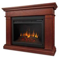 Real Flame 8070E-W Kennedy Grand Electric Fireplace, Large, White