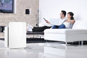 Alen BreatheSmart Customizable Air Purifier with HEPA-Pure Filter for Allergies and Dust (White, 1-Pack) N53