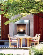 Sure Heat VFLBS42 Surefire Vent-Free Low Profile Stainless Steel Firebox with Heat Deflecting Mantel Guard and... N2