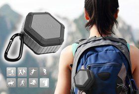 SinoPro Bluetooth 4.0 Speaker Portable Wireless Outdoor Shower Speaker with NFC IP65 Waterproof Grade 12 Hours... N7