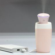 QH Silent USB Air Purifier Mini Humidifier For Office Home Car and Baby (Blue) N4