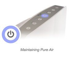 Alen BreatheSmart Customizable Air Purifier with HEPA-Pure Filter for Allergies and Dust (White, 1-Pack) N65