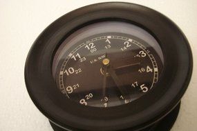 U.S. Navy Marine WALL Clock - Little - Black Dial - 100% SATISFACTION - Marine / Nautical / Boat / Maritime