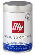 illy, Ground Coffee Drip Grind (Medium Roast, Blue Band), 8.8-Ounce Tins (Pack of 2)