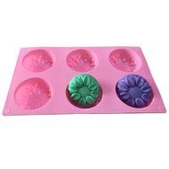 Allforhome (TM) 6 SunFlowers Silicone Soap Mold Cake Baking Mold Cake Pan Cupcake Muffin Cups Handmade Soap making... N3