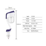 Megadream Portable Auto Off 3 in 1 Car Cigarette Charger Kit with Cool Mist Humidifiers + Essential Oil Diffusers... N5