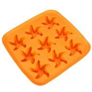"Starfish Silicone Ice Cube Tray Jelly Chocolate Pudding Mold" shopping N4