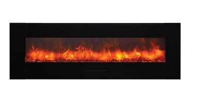 Amantii Wall Mount / Flush Mount Series Electric Fireplace with Ice Media Kit, 60 Inch N3