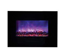Amantii Wall Mount / Flush Mount Series Electric Fireplace with Ice Media Kit, 60 Inch N5