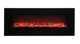 Amantii Wall Mount / Flush Mount Series Electric Fireplace with Ice Media Kit, 60 Inch N7