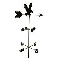 Weather Vane Eagle 6 Feet Tall Black Garden Mount Yard Decor New