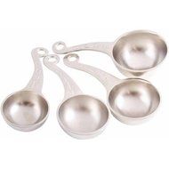 4-Piece Aluminum Stamped Measuring Cup Set