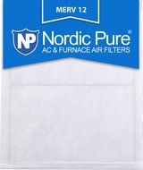 Nordic Pure 16x25x_1/2_M12-6 1/2-Inch Air Filter MERV 12, Box of 6