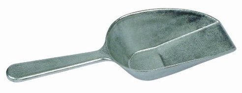 Winco Utility Scoop with Flat Bottom, 4-Ounce, Aluminum
