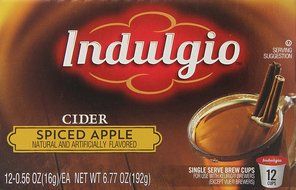 Indulgio Spiced Apple Cider Single Serve for Keurig K-Cup Brewers, 12 Count (Pack of 6) N21