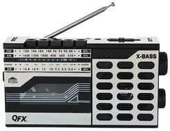 QFX J-7 Boombox AM/FM Cassette Recorder N2
