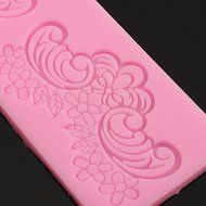 Lace Fondant Silicone Cake Mould Chocolate Craft Mold Baking Tools shopping N4
