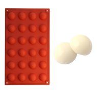 Semi Circle 2.8cm Shape Chocolate Silicone Mold Baking Cake Decoration Mould N2