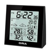 Oria Weather Station, Indoor Outdoor Temperature Humidity Monitor Thermometer Wireless Weather Channel Forecaster... N5