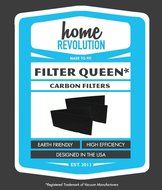 2 Filter Queen Defender Carbon Filter Aftermarket Replacement; Fits Room Air Cleaners; Home Revolution Brand N2