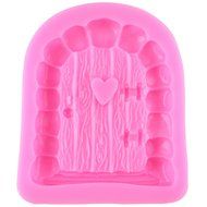 Mujiang Enchanted Vintage Fairy Garden Fairy Gnome Home Door Snail Silicone Chocolate Fondant Molds for Crafting... N4