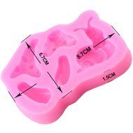 Mujiang Enchanted Vintage Fairy Garden Fairy Gnome Home Door Snail Silicone Chocolate Fondant Molds for Crafting... N7