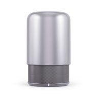 HiddenRadio2 Wireless Bluetooth Speaker - Retail Packaging - Silver