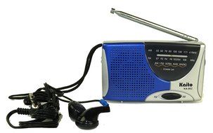Kaito KA802 AM FM Super Pocket Size Radio, Small Size AM/FM Radio N5