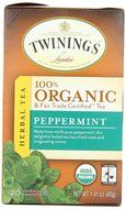 Twinings Pure Peppermint Herbal Tea, 1.41 Ounce Box, 20 Count N19
