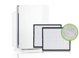 Alen BreatheSmart Customizable Air Purifier with HEPA-Pure Filter for Allergies and Dust (White, 1-Pack) N94