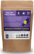 Organic Lavender Flowers (Extra Grade - Dried) - 4oz Resealable Bag - 100% Raw From France - by Feel Good Organics N9