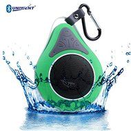 Mfine New Round Waterproof Wireless Bluetooth Shower Speaker Handsfree Speakerphone Compatible with All Bluetooth... N2