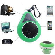Mfine New Round Waterproof Wireless Bluetooth Shower Speaker Handsfree Speakerphone Compatible with All Bluetooth... N5