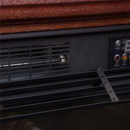 Ainfox 1500w Electric Firebox Fireplace Embedded Insert Heater Remote Control Digital LED Display Wood N2