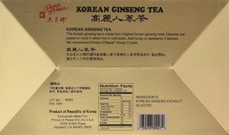 Prince Of Peace Instant Korean Panax Ginseng Tea - 100 Count N3
