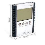 Alucky Weather Thermometers Indoor/Outdoor Digital Hygrometer Humidity Meter HC520 Multi-Fuction with LCD Screen... N3