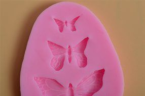 Bestwoohome 4 Set Silicone Fondant Baking Mold Cake Sugar Craft Chocolate Decorating DIY (Cherry Blossoms) N34