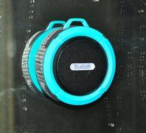 Mondpalast Blue Mini bluetooth V 3.0 + A2DP ISSC Stereo Bass wireless Speaker 5W Rechargeable 145g IPX5 waterproof... N2