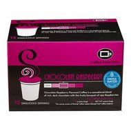 Coffee Beanery Chocolate Raspberry SWP Decaf Singlicious Servings Single-cup Coffee Pack Sampler for Keurig K-cup...