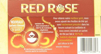 Red Rose Canadian Breakfast Tea - 60 Tea bags N2
