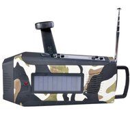 [Upgraded] iRonsnow IS-092 [2000mAh Power Bank+1W flashlight] Weather radio Solar Hand Crank AM/FM/WB NOAA Radio... N6