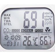AZ Instruments Desktop Indoor Air Quality Monitor Temperature Humidity RH CO2 Carbon Dioxide Tester N3