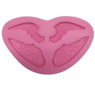 Funshowcase Open Wings Candy Silicone Mold for Sugarcraft, Cake Decoration, Cupcake Topper, Chocolate, Fondant...