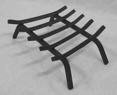 Fireplace Hearth 5/8" Square Steel Grate Grill - 18"