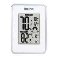 BALDR Weather Station, Displays Humidity and Temperature, Min, Max, and Trend Indicator, White N8