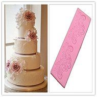 Lace Fondant Silicone Cake Mould Chocolate Craft Mold Baking Tools shopping N8