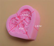 Bestwoohome 4 Set Silicone Fondant Baking Mold Cake Sugar Craft Chocolate Decorating DIY (Cherry Blossoms) N41